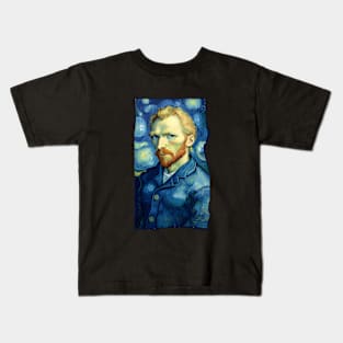 Van Gogh Self Portrait Kids T-Shirt